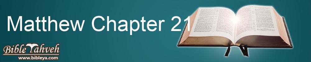 Matthew Chapter 21 - Literal Standard Version